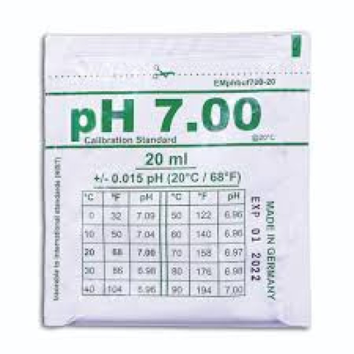 Slika Tečnost za kalibraciju pH 7,00 – kesica 20 ml Water ID